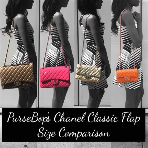 chanel 20cm square|Chanel Classic Flap Bag Size Comparison.